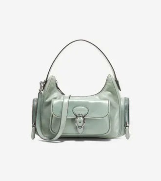 Cole Haan Womens Alexandria Shoulder Crossbody Bag - Green