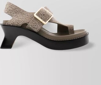 Loewe sculpted chunky heel sandals