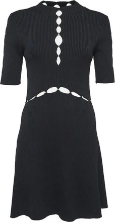 Maje Abito midi con cut-out - Nero