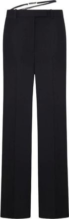 Tom Ford Dames, Broeken, Zwart, Maat: 2XS