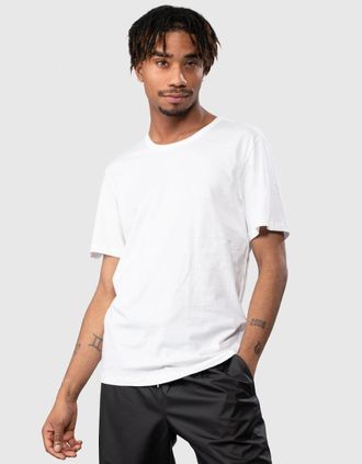 HUGO BOSS Mens BOSS Orange 3 Pack Classic Regular Fit Crew Neck Mens T-Shirts NOS - White/Grey/Black 999 - Size: 40