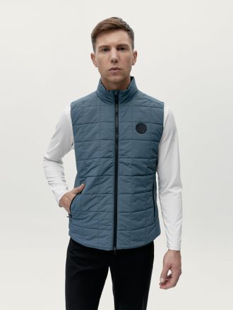 Born Living Yoga Vest Merrit Stormy Grey