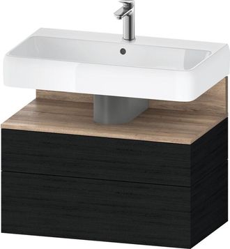 Duravit Qatego Mueble Bajo Lavabo, 1 Extra&iacute;ble Y 1 Caj&oacute;n, - Duravit