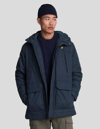 Lyle & Scott Lyle And Scott Mens Microfleece Parka 2.0 Jacket - Blue - Size: Regular/34