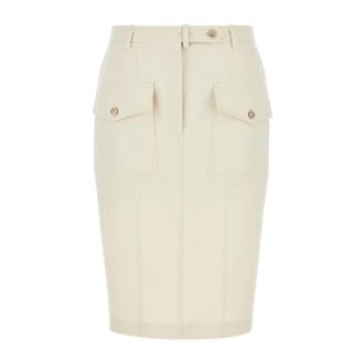 Tom Ford Short Skirts, female, White, Size: S Short Skirt