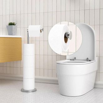 OEM Portarrollos De Papel Higi&eacute;nico Impermeable E Independiente De Acero Inoxidable, Color Plata