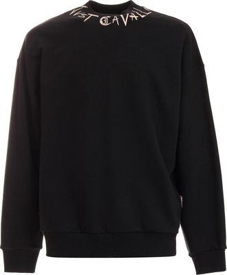 Just Cavalli Sweater - Heren - Sweatshirts - Zwart - XL - Hoodies & sweatvesten