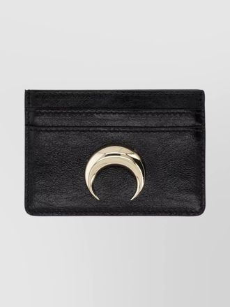 Marine Serre calf leather card holder