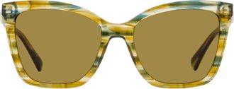 Longchamp LO742SN Square Cat-Eye Sunglasses - Brown