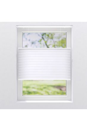 MID.YOU Mid.you Plissee, Weiß, Kunststoff, Textil, 50x130 cm, Reach, Länge universell einstellbar, Heimtextilien, Vorhänge, Plissees