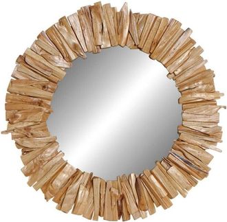 DKD Home Decor Specchio da parete DKD Home Decor Naturale Alpino Finitura invecchiata 60 x 4 x 60 cm