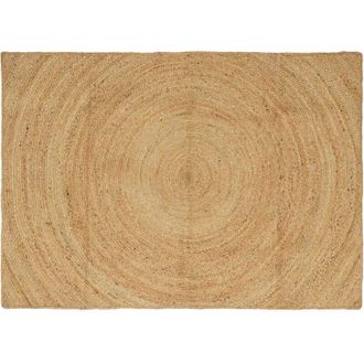 vidaXL vidaXL Tappeti per area Rettangolare Marrone 140 x 200 cm Juta