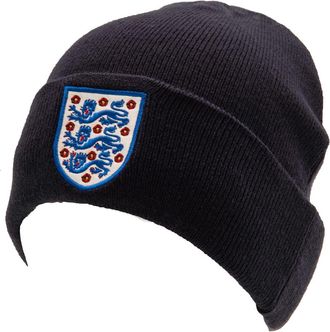 Generic England FA Football Fan/Supporters Official World Cup Cuff Beanie Thermal Knit Navy Beanie Adults - One Size fits All (England FA Beanie Hat)