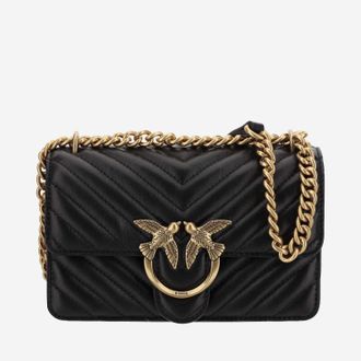 Pinko Love Shoulder Bag - Black