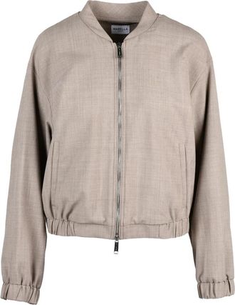 Marella Jassen, Dames, Beige, L, Wol, Redan Giubnotto Corto