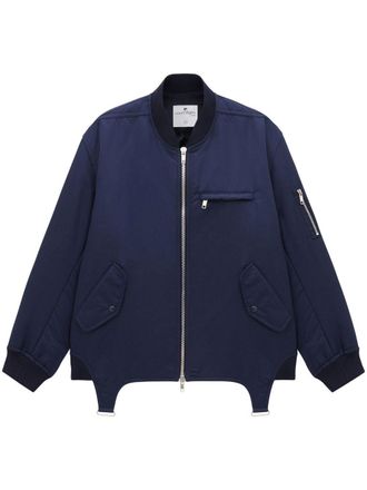 ブルゾン Courreges Bow Neck Bomber Jacket courrèges BOW COLLAR BOMBER JACKET | REVERSIBLE