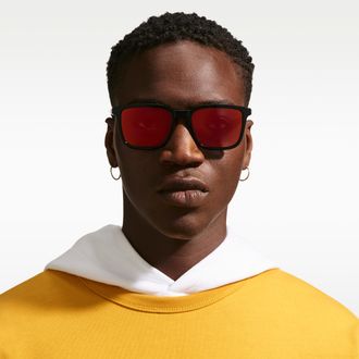 Nike Mens Circuit Team Sunglasses in Black | NKIU4693-014