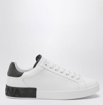 Dolce & Gabbana Portofino white/black leather sneaker