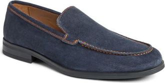 Bruno Magli Fiore Suede Loafer in Navy Suede at Nordstrom, Size 10.5
