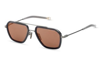Dita Eyewear LANCIER Polarized Brown Navigator Unisex Sunglasses LSA-433 01 53