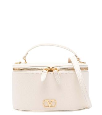 Valentino Garavani White Vlogo Mini Crossbody Bag