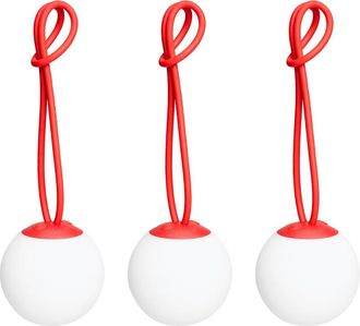 Fatboy Bolleke Mini H&auml;ngeleuchte, rot (3er-Set)