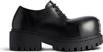 Balenciaga Stomper Derby Lace Up Shoes