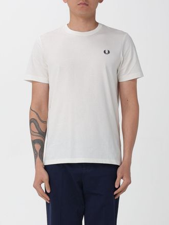 Fred Perry T-shirt in cotone con logo Fred Perry