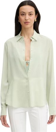 Pinko Crackers Shirt - Dames - Overhemden - Groen - S - Overhemden