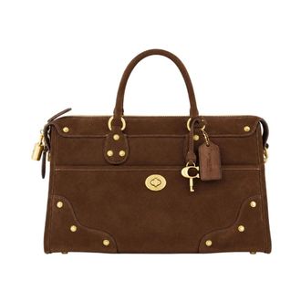 Coach Rhyder Satchel 38 - - Bags - Donna - Marrone - ONE SIZE