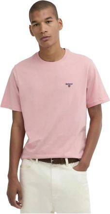 Barbour Essential Sports Tee - Heren - T-shirts - Roze - S - Tops