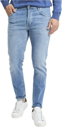 Pantaloni Torino Jeans, Heren, Blauw, W31, Katoen, Slim-fit Jeans