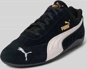 Puma Sneaker aus echtem Leder Modell Speedcat in Black, Gr&ouml;&szlig;e 40,5