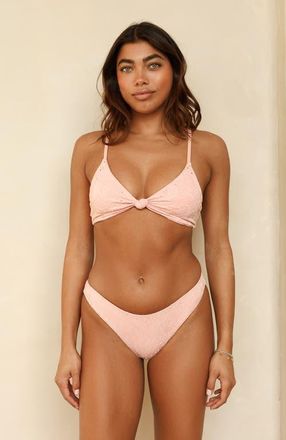 Dippin' Daisy's Swimwear Nocturnal Cheeky Bikini Bottom in Blossom at Nordstrom, Size X-Large