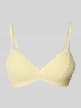 Calvin Klein Underwear BH mit Spitze und verstellbaren Tr&auml;gern in GELB, Gr&ouml;&szlig;e L