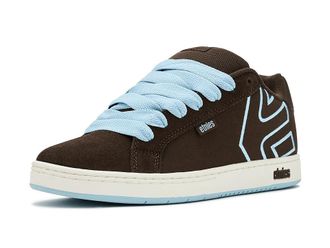 Etnies Fader Mens Skate Shoes Brown/Blue : 11.5 D - Medium, Leather/Suede