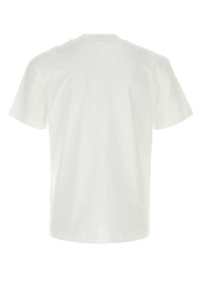 Valentino Garavani Mens White Cotton T-Shirt Bianco T-shirts And Polos
