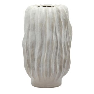 Schubiger M&ouml;bel Vase Keramik Crem&egrave; B: 61 cm