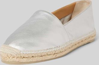 Castaner Espadrilles aus echtem Leder Modell KENDA in Silber, Größe 36