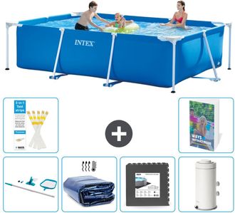 Intex Piscina Con Estructura Rectangular - 300x200x75 Cm - 7-piezas S43