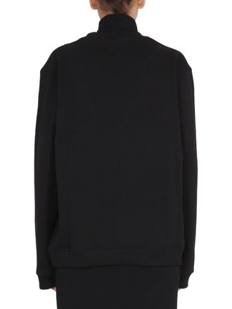 Raf Simons Crewneck Front Print Sweatshirt - Black