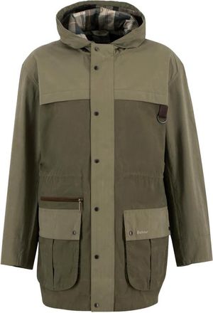 Barbour Icons Durham Casual Jacket - Heren - Zomerjassen - Groen - S - Katoen - Jassen