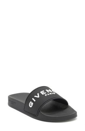 Givenchy Logo Slide Sandal in Black at Nordstrom Rack, Size 7Us / 37Eu