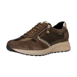 Mephisto Kim Sneaker - Dames - Schoenen - Bruin - Maat: 36 1/2 EU Leer