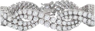 Diana M. Jewels Fine Jewelry 18K 18.06 Ct. Tw. Diamond Tennis Bracelet