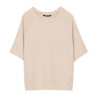 Luisa Cerano Dames, Truien, Beige, Maat: XS Katoen