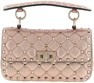Valentino Garavani Rockstud Spike Borse A Spalla E Tracolla Rosa-Donna