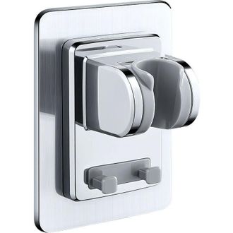 OEM Soporte Para Cabezal De Ducha Sin Taladrar - El Original - Soporte Adhesivo Para Ducha En Lugar De Taladrar - Inclinaci&oacute;n Ajustable - Cromado - Soport