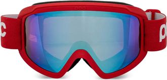 Poc red ski goggles