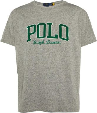 Ralph Lauren pre-owned logo-embroidered T-shirt - Grey